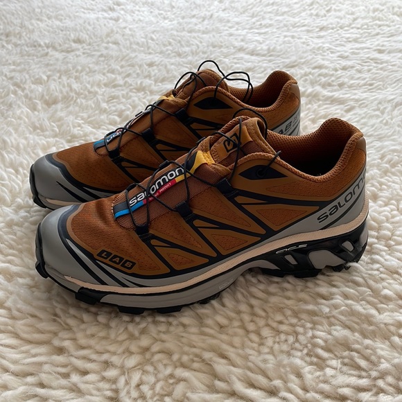 Authentic Salomon XT-6 Sneakers Camel Men’s size 5.5 or size 38 - Picture 1 of 6